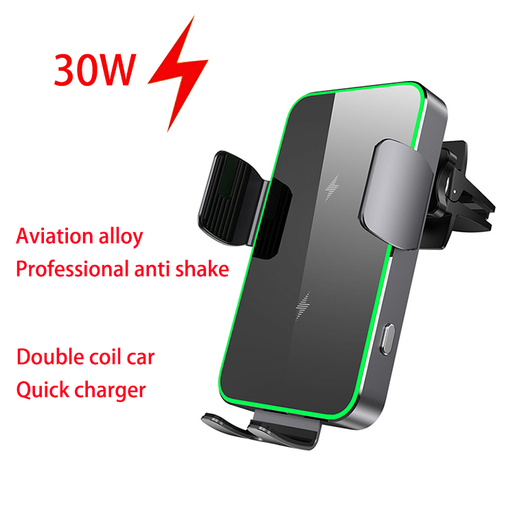 Magnetic Phone Holder For Car Vent - Qi2 ワイヤレス充電器 車載ホルダー エアコン吹き出し口取り付けスタンド iPhone Samsung