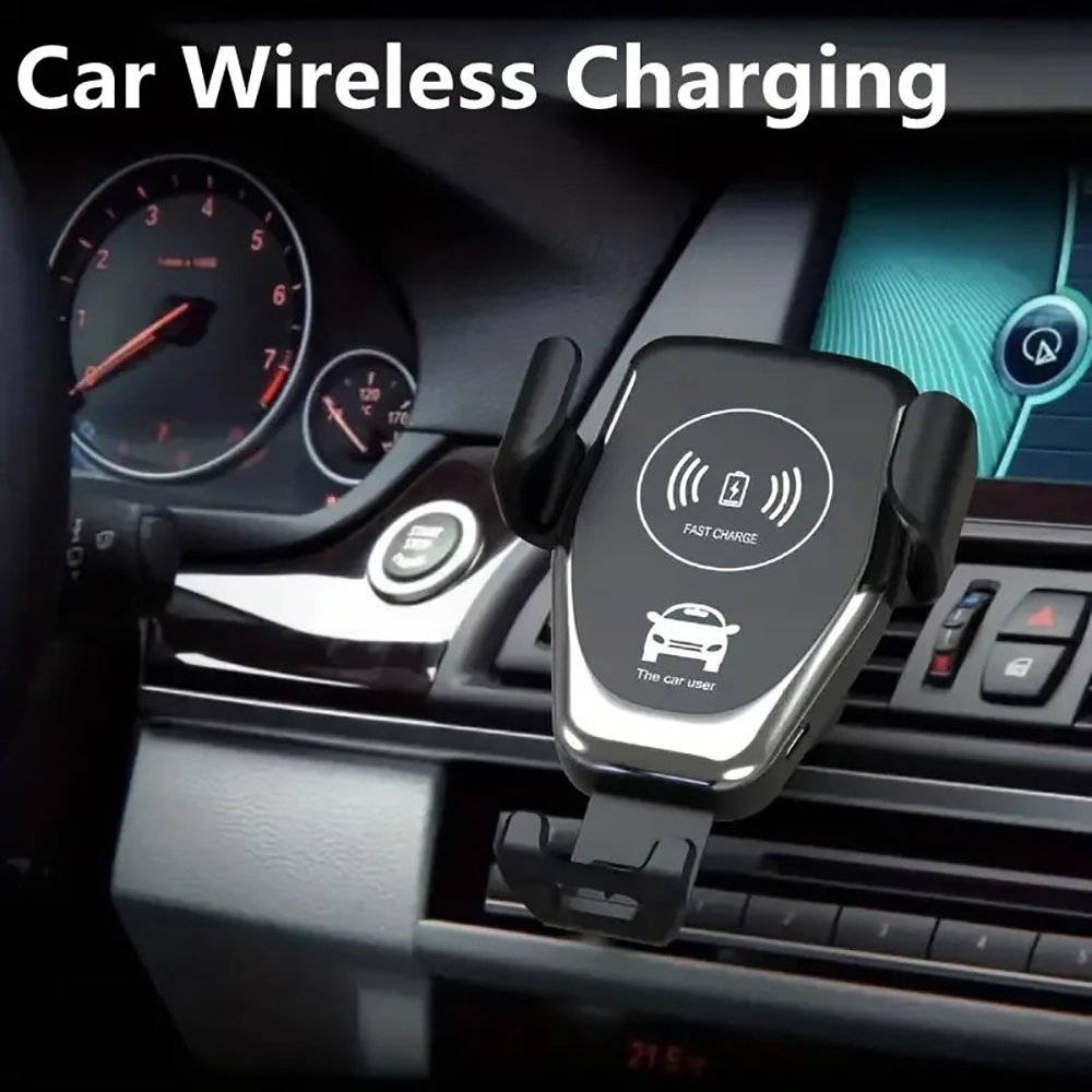 Wireless Car Charger Mount Fast Charging - 2in1ワイヤレス充電器 30W急速充電 携帯電話車載ホルダー充電器 iPhone 15 14