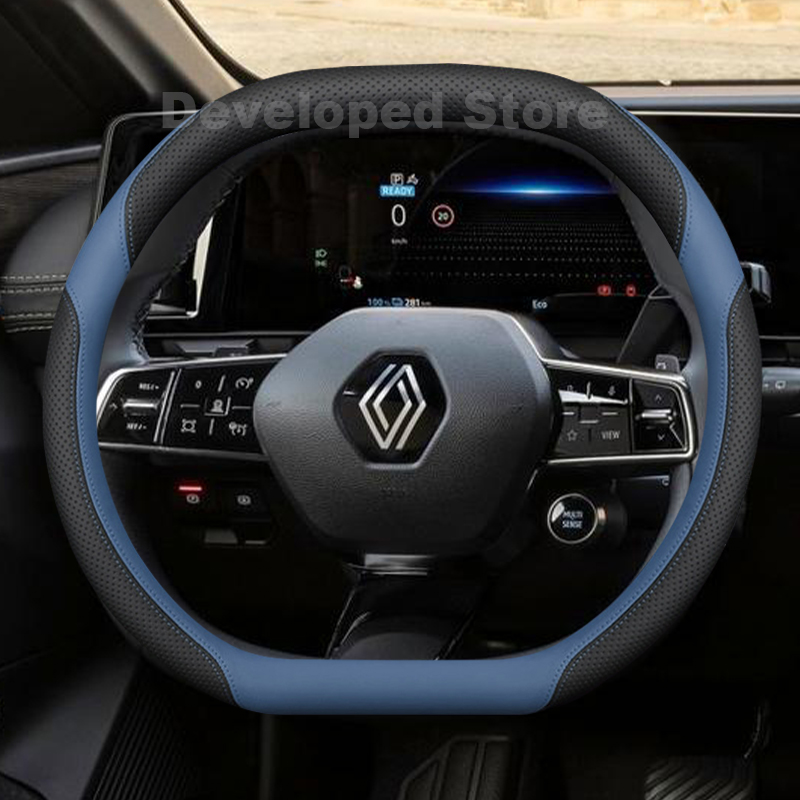 Car Steering Wheel Cover Anti Slip Breathable - 車のステアリングホイールカバールノー 5 e テックメガーヌ e テック