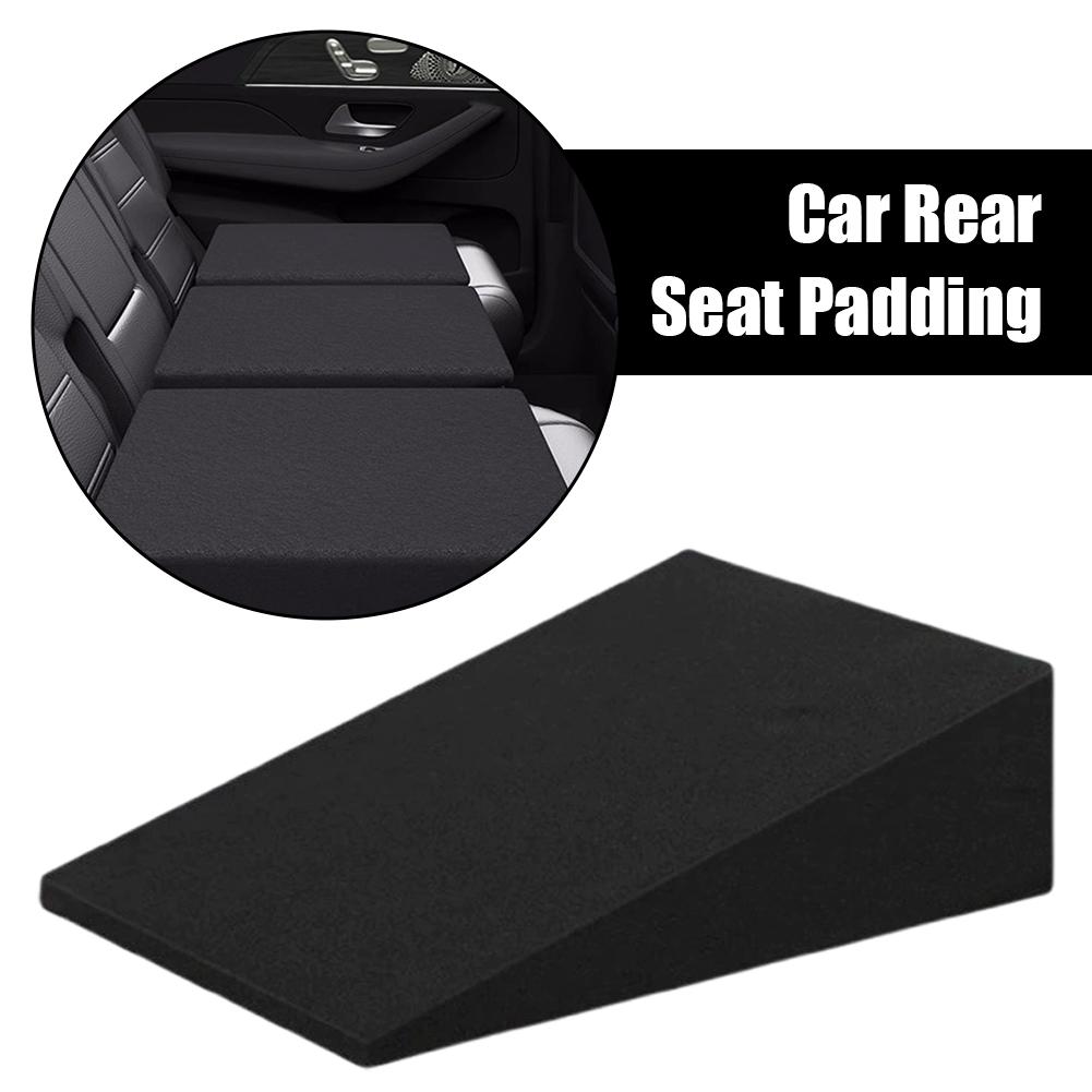 Memory Foam Car Neck Pillow Lumbar Support - カーシートレベル調整パッド メモリーフォーム カーシートクッション 疲労軽減 高さアップパッド 車の後部座席を平らにするパッド