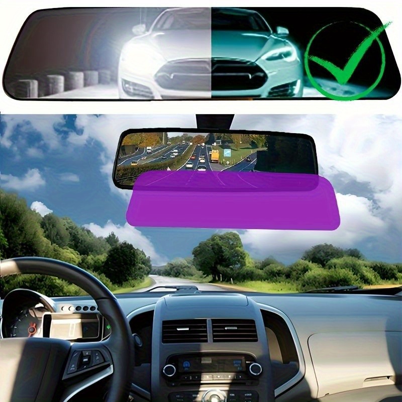 Anti Glare Car Rearview Mirror Film - アンチグレア車内ミラーフィルムバックミラー防曇フィルム自動夜間反射防止ステッカーアクセサリー