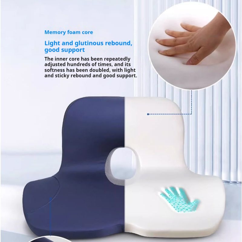 車のメイン運転席ブースターシートクッション低反発クッションリ - Memory Foam Car Neck Pillow Lumbar Support のレビューと価格