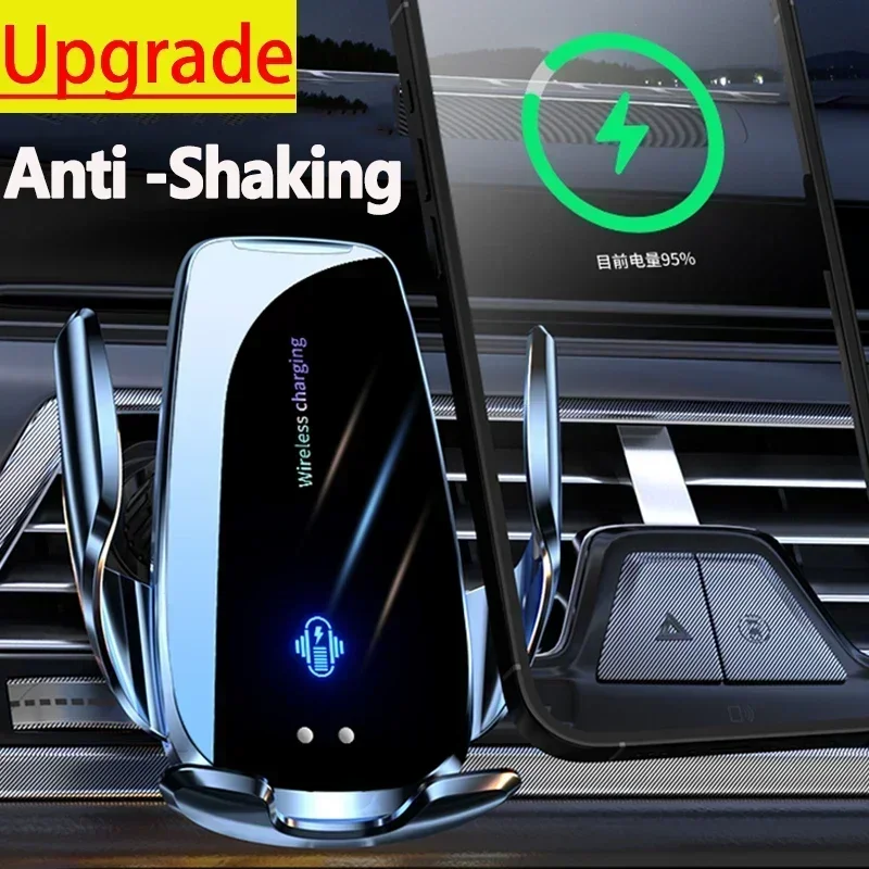 車載エアコン吹き出し口用ワイヤレス充電器 車載スマホホルダー - Wireless Car Charger Mount Fast Charging のレビューと価格