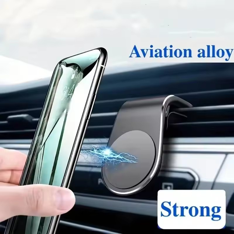 マグネット式車載携帯電話ホルダー エアコン吹き出し口クリップ - Magnetic Phone Holder For Car Vent のレビューと価格
