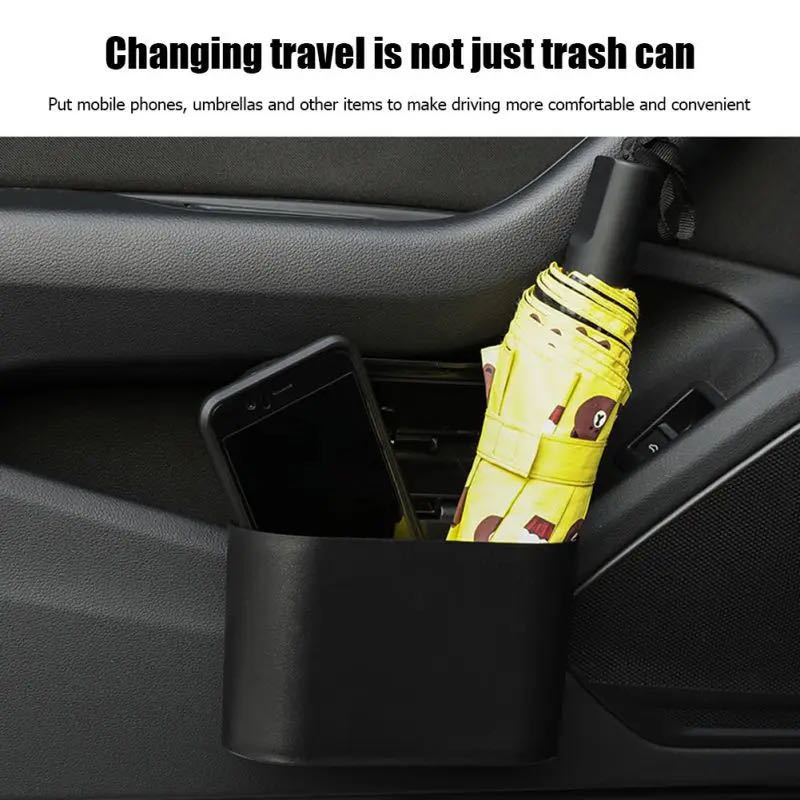 卸売ポータブルプラスチック車の収納ボックス車のゴミ箱蓋付きゴ - Waterproof Car Trash Can With Lid のレビューと価格