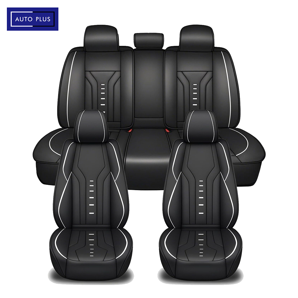 高級ユニバーサルレザーカーシートカバーフルセット四季対応完全 - Leather Car Seat Covers Full Set Universal のレビューと価格