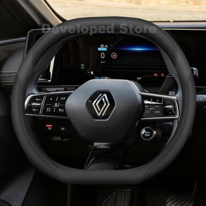車のステアリングホイールカバールノー 5 e テックメガーヌ - Car Steering Wheel Cover Anti Slip Breathable のレビューと価格