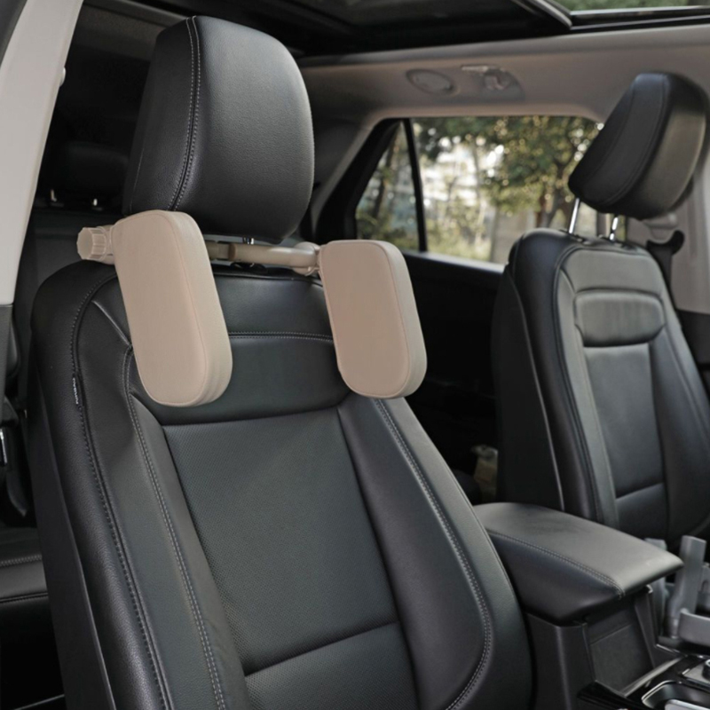車の首のヘッドレスト枕クッションシート低反発パッド睡眠側頭伸 - Memory Foam Car Neck Pillow Lumbar Support のレビューと価格