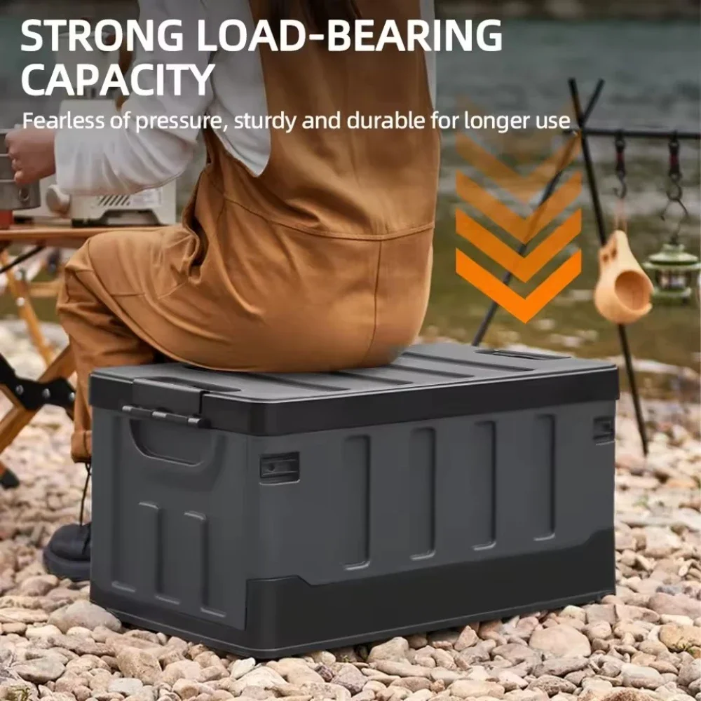 キャンプ用大型防水収納ボックス - 折りたたみ式アウトドアコ - Car Trunk Organizer Foldable Storage Box のレビューと価格