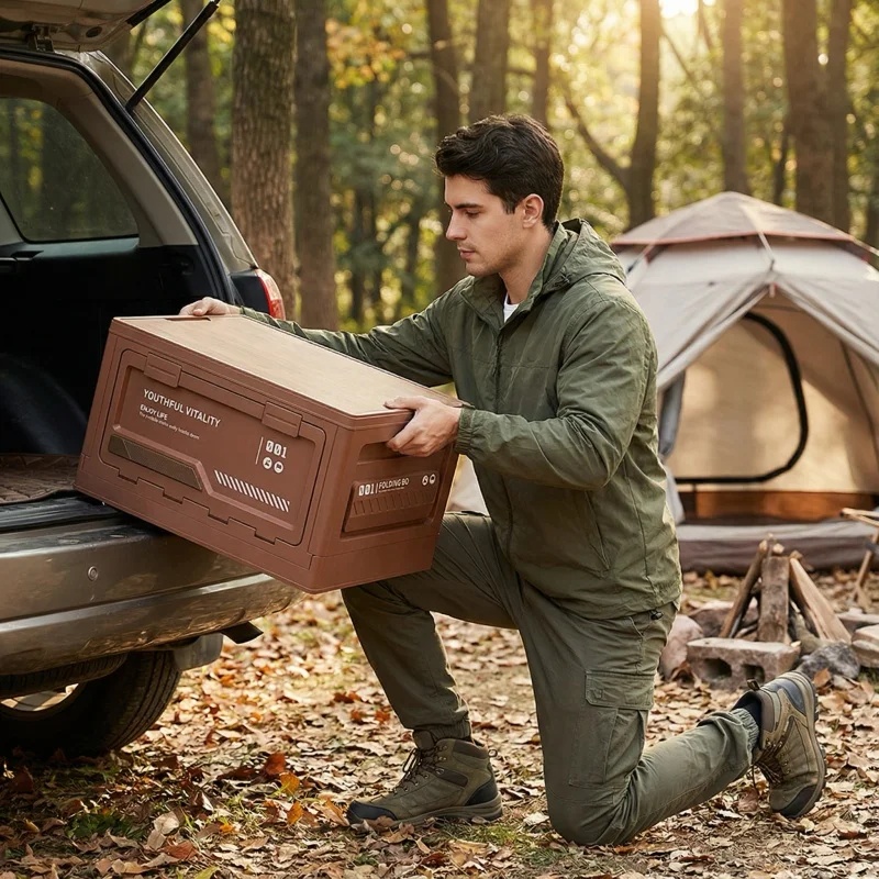 屋外収納ボックス キャンプ用折りたたみボックス キャンプオー - Car Trunk Organizer Foldable Storage Box のレビューと価格