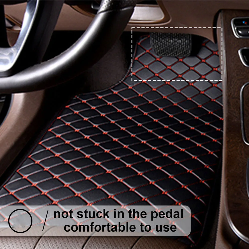 5 個ユニバーサルフィット車のフロアマット全天候型レザーダイ - Car Floor Mats Universal Waterproof Leather のレビューと価格