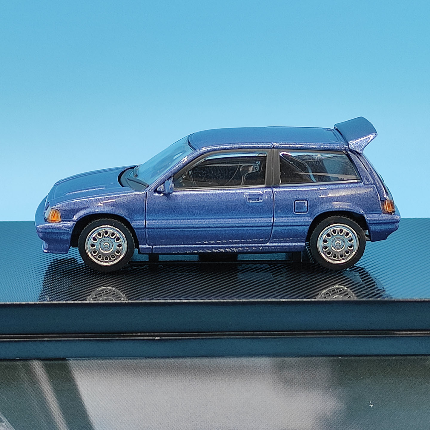 ダイキャスト JDM 1/64スケール Si E-AT ブル - Car Care のレビューと価格
