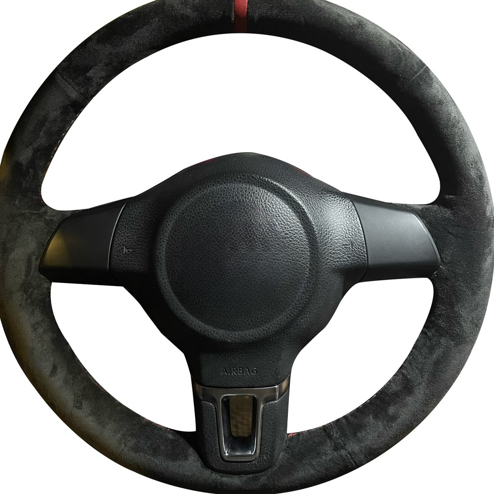 フォルクスワーゲンゴルフ6,mk6,ポロ,mk5,2010- - Car Steering Wheel Cover Anti Slip Breathable のレビューと価格