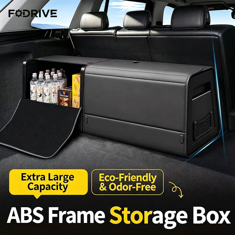車のトランクオーガナイザーボックスナッパレザー大容量折りたた - Car Trunk Organizer Foldable Storage Box のレビューと価格