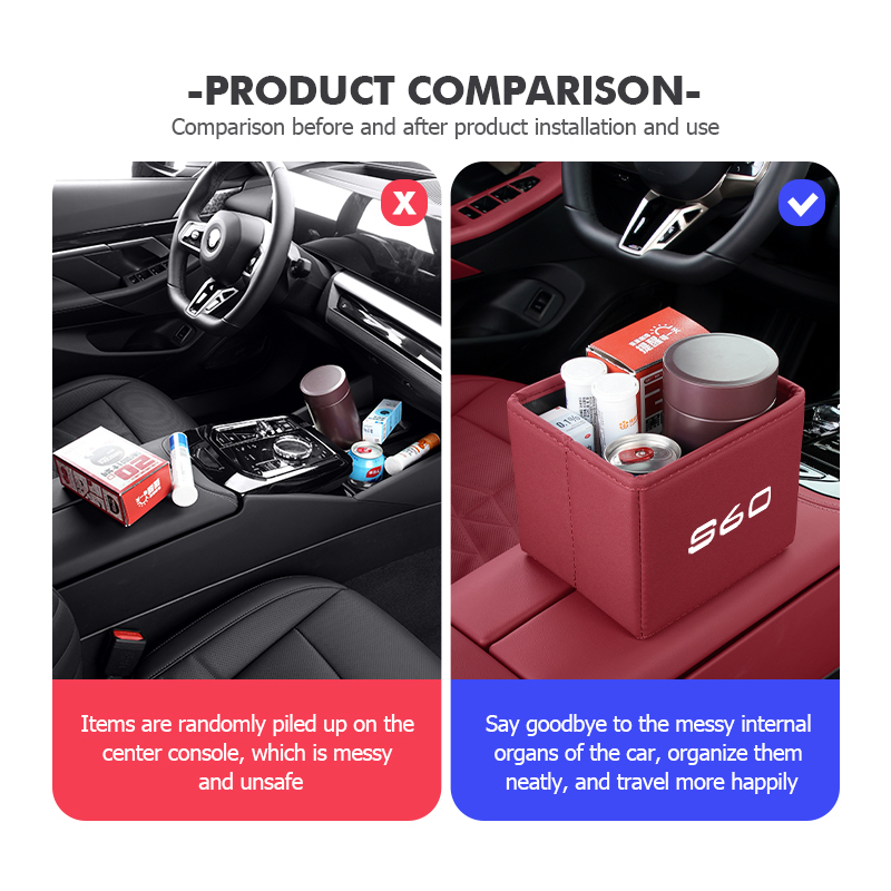 車のゴミ箱折りたたみ式ゴミ防水オーガナイザーバッグボルボ A - Waterproof Car Trash Can With Lid のレビューと価格