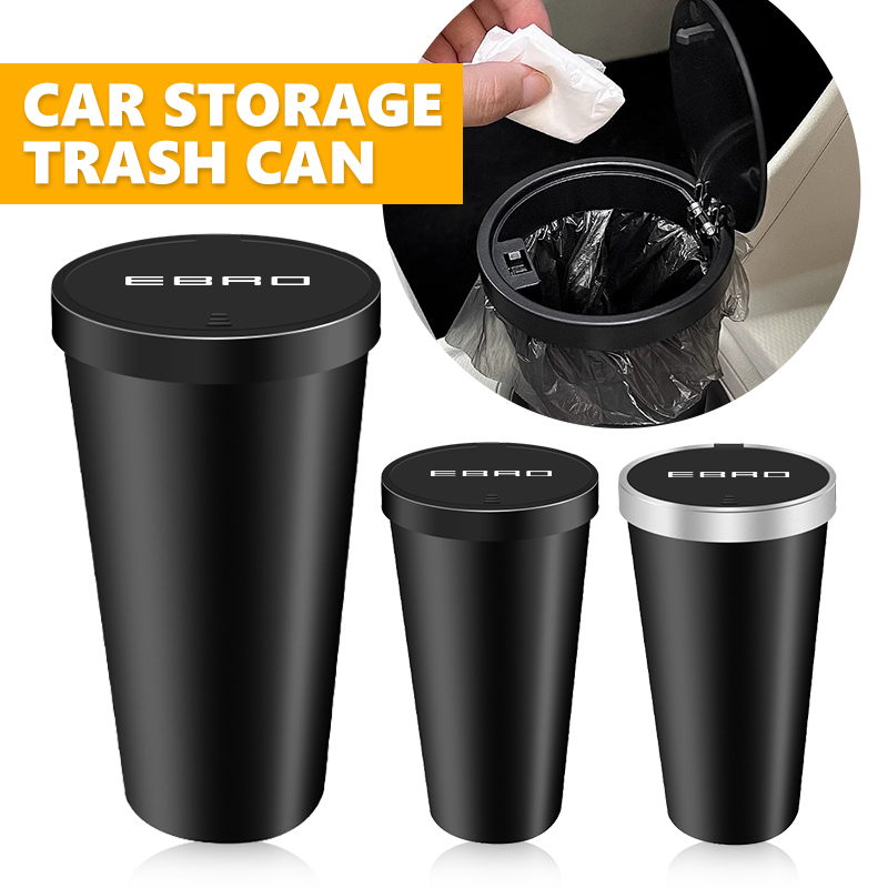 車用ゴミ箱 ミニ防水収納カップホルダー ゴミ箱蓋 アクセサリ - Waterproof Car Trash Can With Lid のレビューと価格