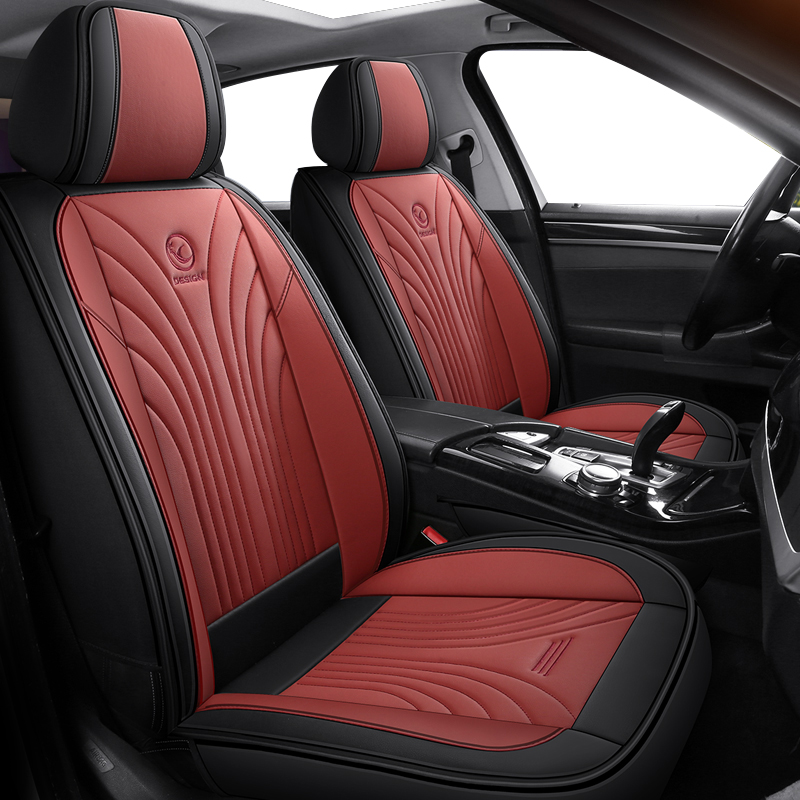 大天使の車のシートカバー,高品質のユニバーサルセット,革の車 - Leather Car Seat Covers Full Set Universal のレビューと価格