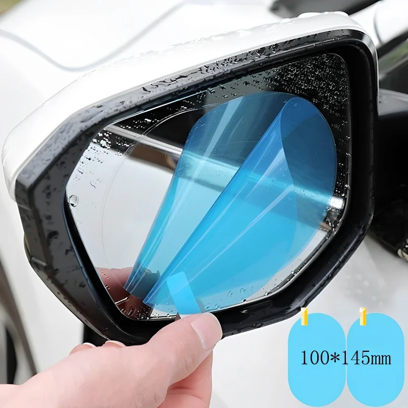 車のバックミラー保護フィルムサイドウィンドウステッカー防曇グ - Anti Glare Car Rearview Mirror Film のレビューと価格