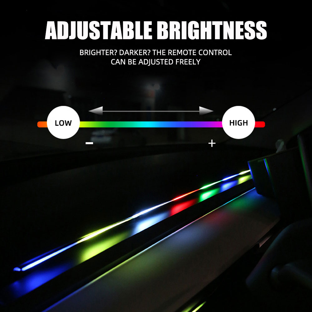ユニバーサルシンフォニーカーアンビエントライト LED イン - Led Ambient Interior Car Lights App Control のレビューと価格