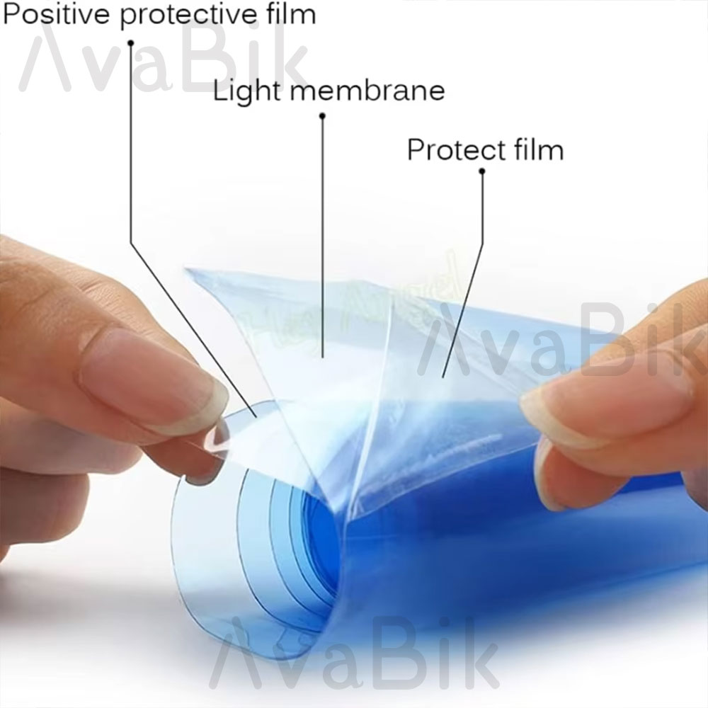 30 センチメートル車のヘッドライトブルーティントフィルム  - Anti Glare Car Rearview Mirror Film のレビューと価格