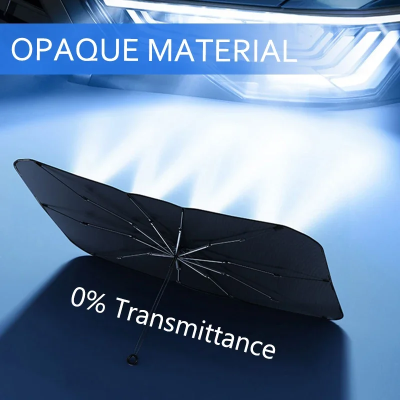 車のサンシェード傘フロントガラスサンシェード折りたたみ式保護 - Car Sunshade Windshield Umbrella Foldable のレビューと価格