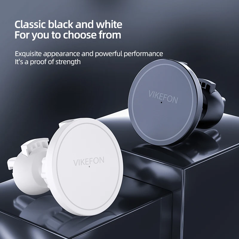 VIKEFON マグネティックカーワイヤレス充電器 iPho - Magnetic Phone Holder For Car Vent のレビューと価格