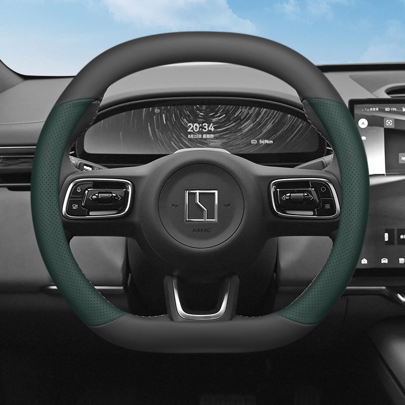 車のステアリングホイールカバー,滑り止め,保護アクセサリー, - Car Steering Wheel Cover Anti Slip Breathable のレビューと価格