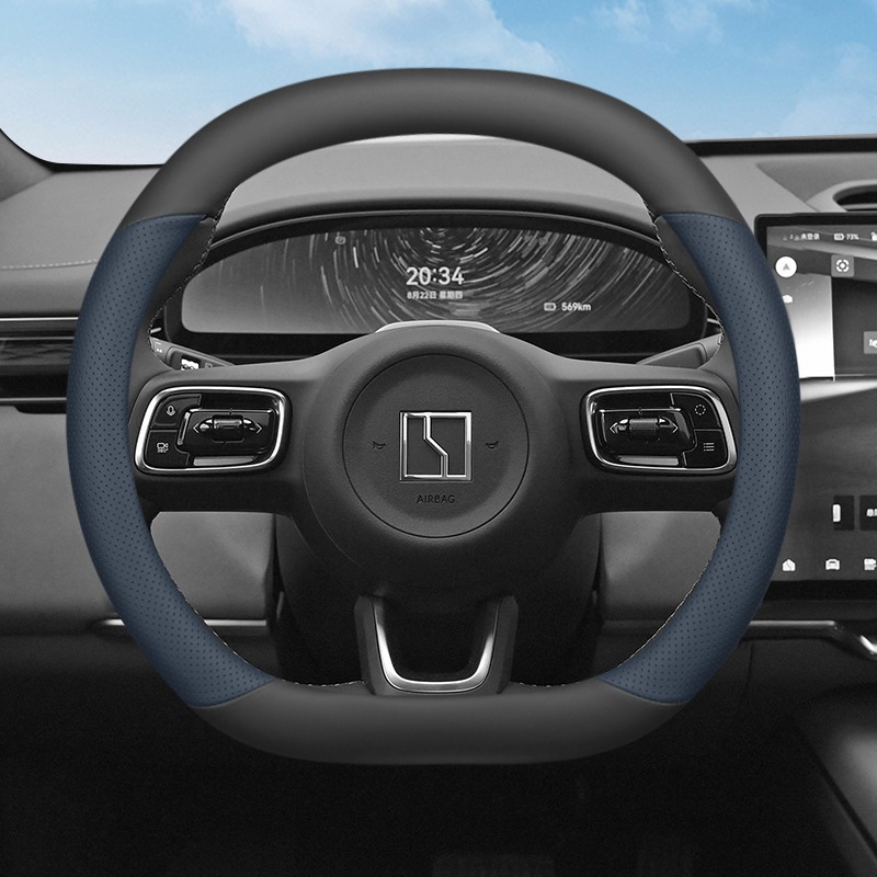 車のステアリングホイールカバー,滑り止め,保護アクセサリー, - Car Steering Wheel Cover Anti Slip Breathable のレビューと価格