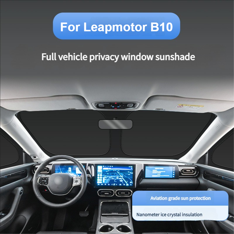 車のサンシェード傘 Leapmotor B10 フロントガラ - Car Sunshade Windshield Umbrella Foldable のレビューと価格