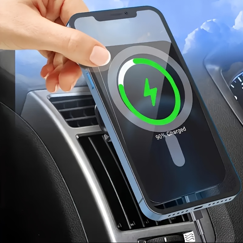 15W マグネティックカーワイヤレス充電器 急速充電 調整可 - Wireless Car Charger Mount Fast Charging のレビューと価格