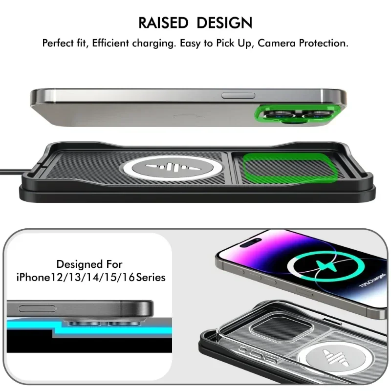 ワイヤレスカーチャージャー,iPhone,Samsung,  - Wireless Car Charger Mount Fast Charging のレビューと価格