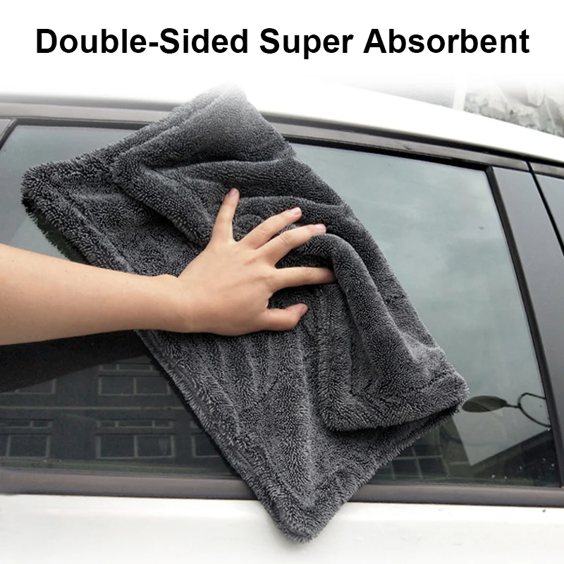 1-3 個洗車マイクロファイバーツイストタオル超吸収性速乾タ - Microfiber Car Drying Towel Super Absorbent のレビューと価格