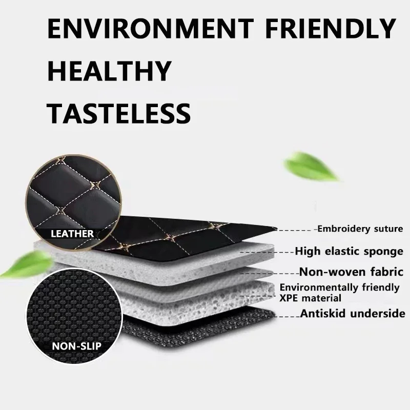 革車のフロアマットジープリバティチェロキー KK 2008  - Car Floor Mats Universal Waterproof Leather のレビューと価格
