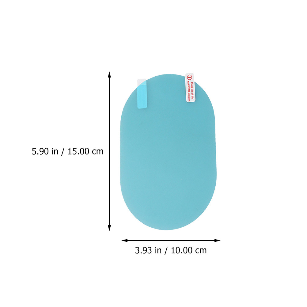 4枚組 車用バックミラーフィルム 防雨 防曇 プロテクター  - Anti Glare Car Rearview Mirror Film のレビューと価格