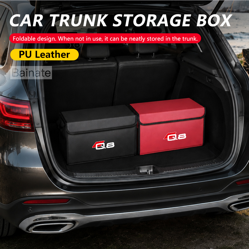 車のトランク収納ボックスアウディ Q8 GET 4mn;4m - Car Trunk Organizer Foldable Storage Box のレビューと価格