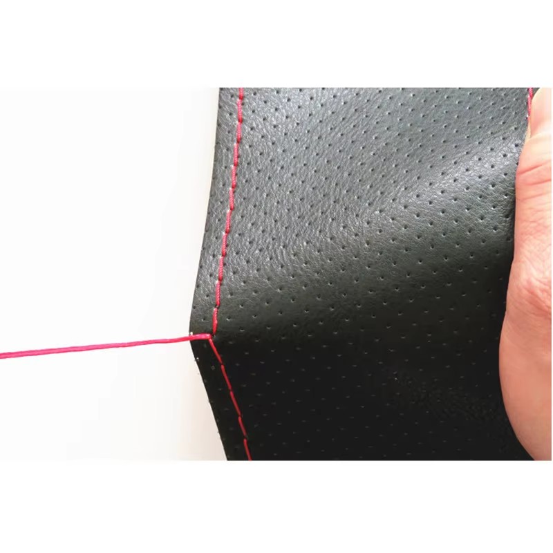 新しい 36 38 40 センチメートル本革自動車ステアリン - Car Steering Wheel Cover Anti Slip Breathable のレビューと価格